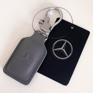 Mercedes Benz italian leather key charm